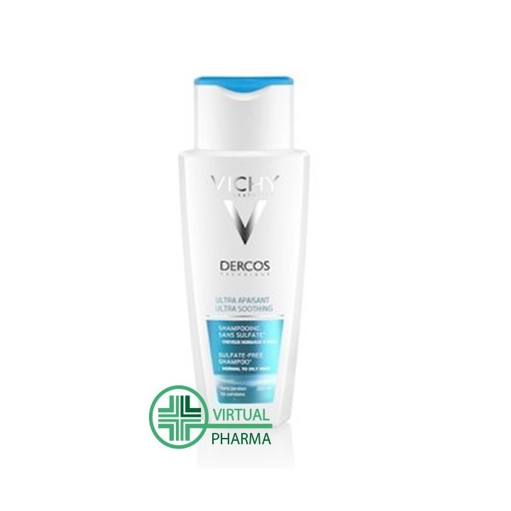 Vichy Dercos Shampoo Ultra Lenitivo Capelli Secchi 200 ml