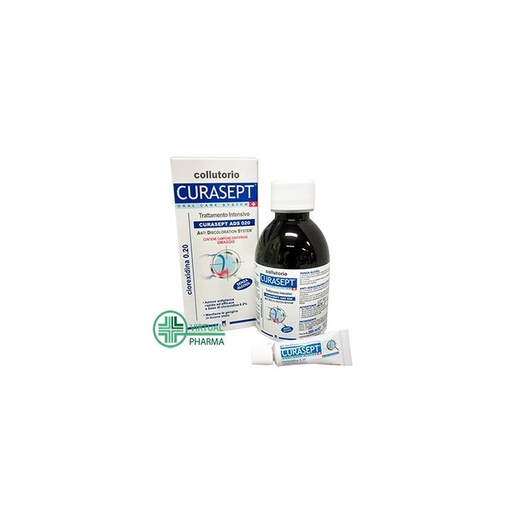 Curasept ADS 0.20 Collutorio Trattamento Intensivo 200 ml + Gel Dentifricio Omaggio