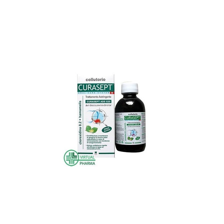 Curasept ADS 0.20 Collutorio Trattamento Astringente 200 ml + Gel Dentifricio Omaggio