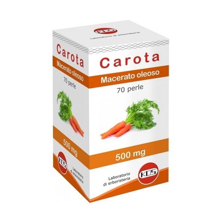 Kos Carota Macerato Oleoso 500 mg 70 perle   