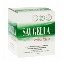 Saugella Assorbenti Cotton Touch Giorno con Ali 14 pz