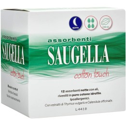 Saugella cotton touch assorbenti notte 12 pezzi