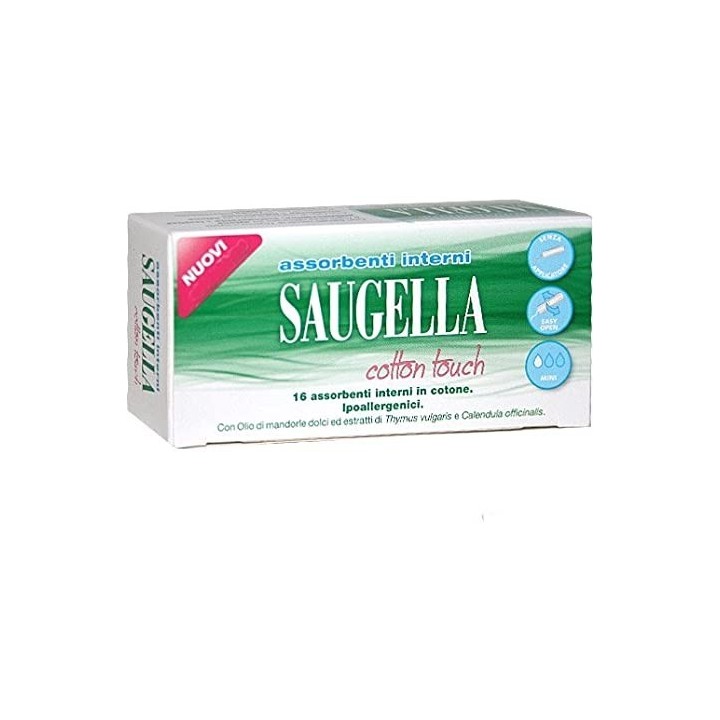 Saugella Assorbenti Interni Cotton Touch Mini 16 pz
