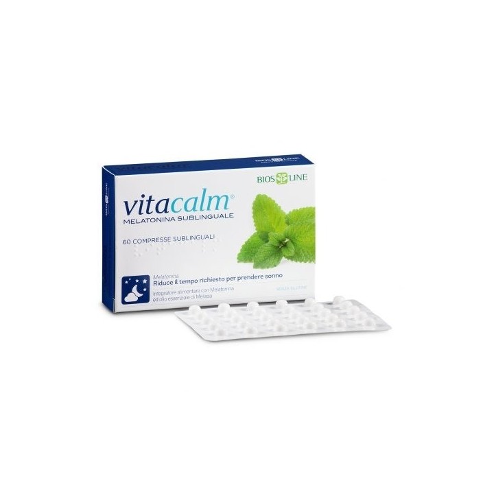 Bios Line Vitacalm Melatonina Sublinguale 60 compresse