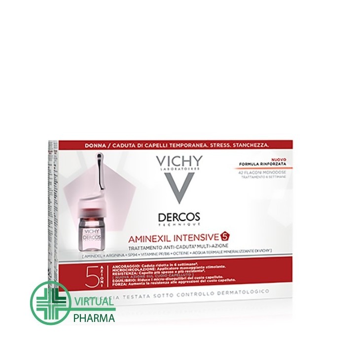 Vichy Dercos Aminexil Intensive 5 Donna 42 flaconi