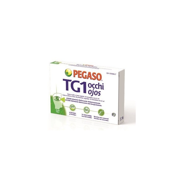 Pegaso TG1 Occhi 10 monodose sterili richiudibili da 0,5 ml