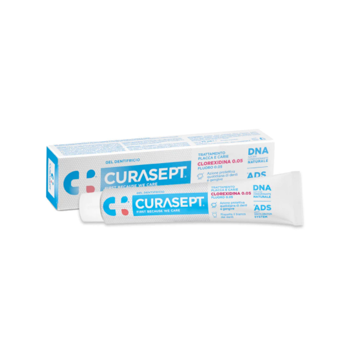 Curasept Gel Dentifricio 0.05 Trattamento Placca e Carie 75 ml