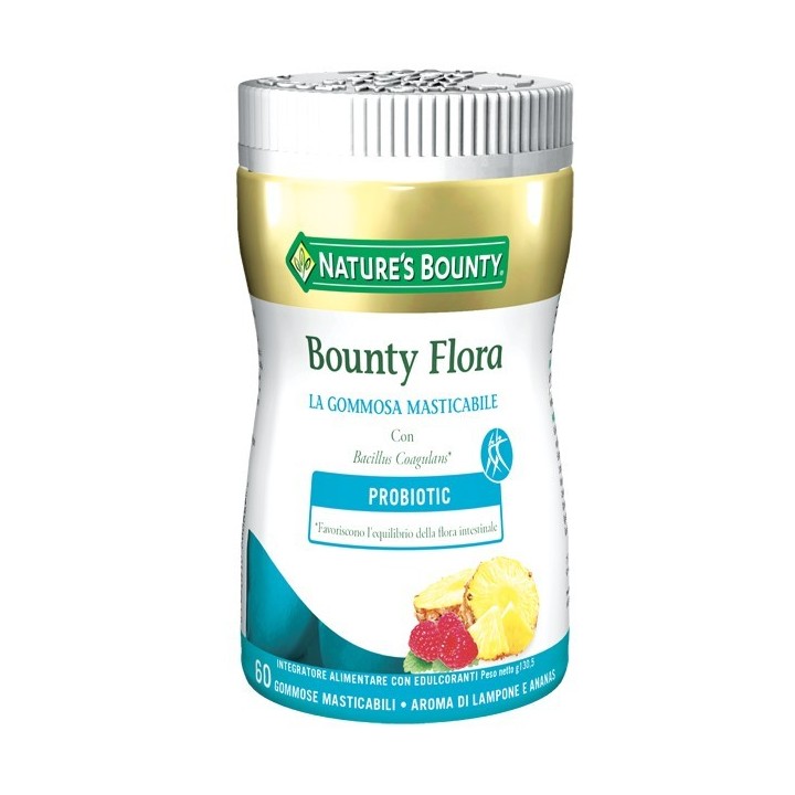 Nature's Bounty Flora 60 Gommose Masticabili