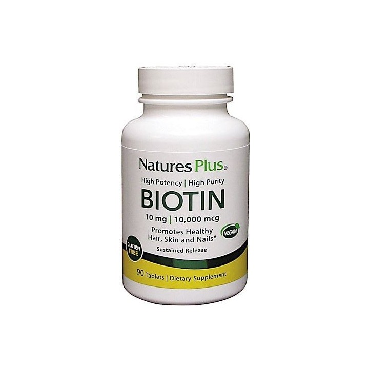 Nature's Plus Biotina 10 Mg 90 tavolette