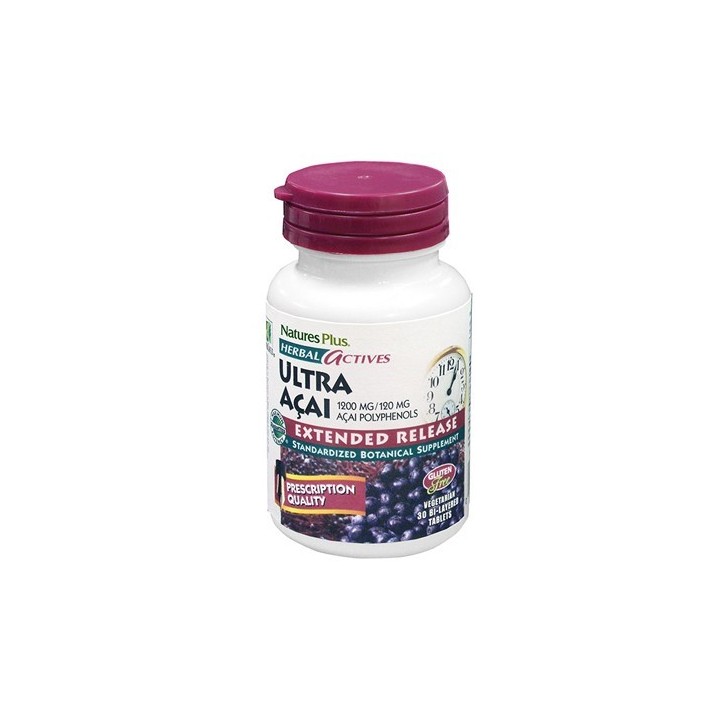 Nature's Plus Herbal Actives Ultra Acai 30 tavolette