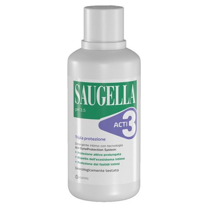 Saugella Acti3 Detergente Intimo 500 ml