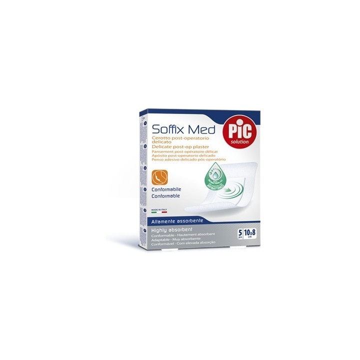 Pic Soffix Med Cerotto Sterile 10x8 5 Pezzi
