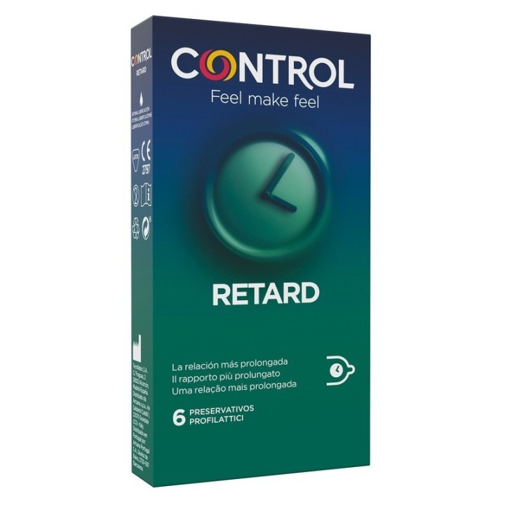 Control New Non Stop Retard 6 Preservativi