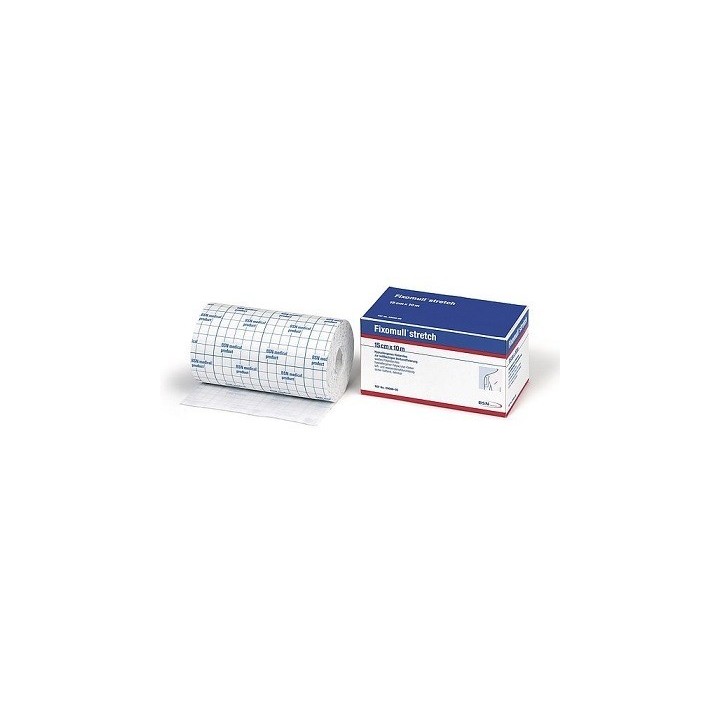 Fixomull Stretch Garza Autoadesiva Tessuto non Tessuto 10mx10cm
