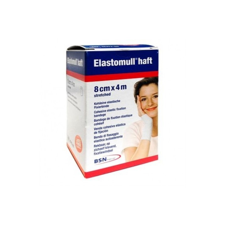 Elastomull Benda Elastica Autoadesiva Blu 8x400 cm