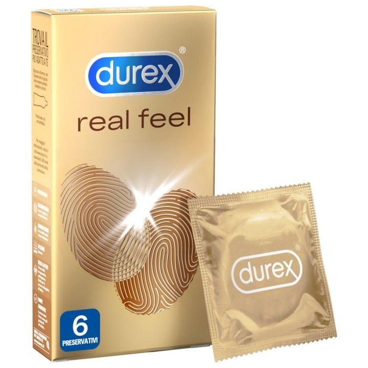 Durex Real Feel Profilattico 6 Pezzi