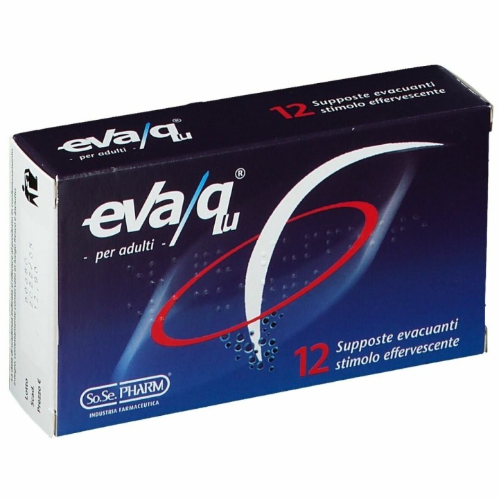 Eva Qu Supposte Effervescenti 12 Pezzi