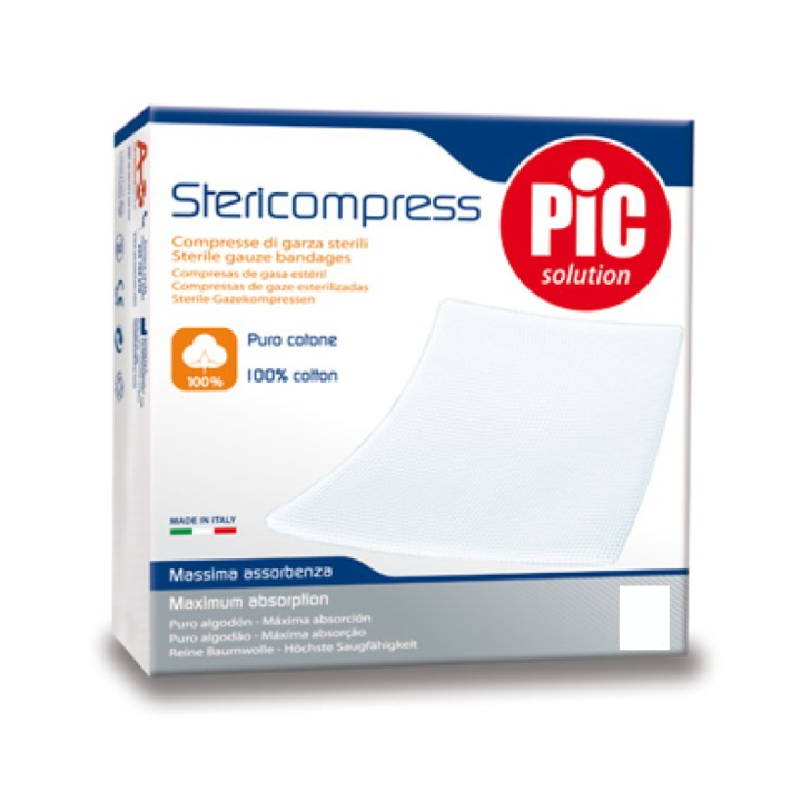Pic Stericompress Compresse Di Garza Sterili 20x20cm 25 Pezzi