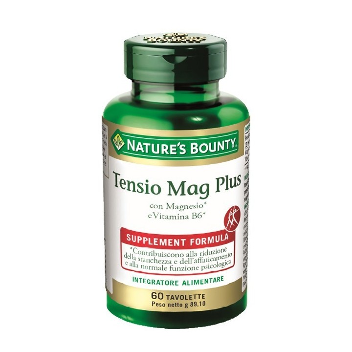Nature's Bounty Tensio Mag Plus 60 tavolette