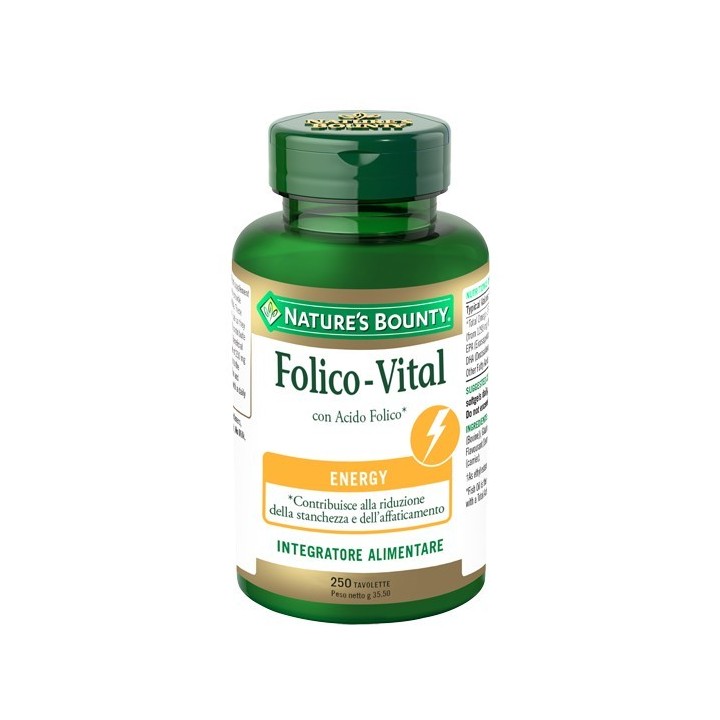 Nature's Bounty Folico Vital 250 tavolette