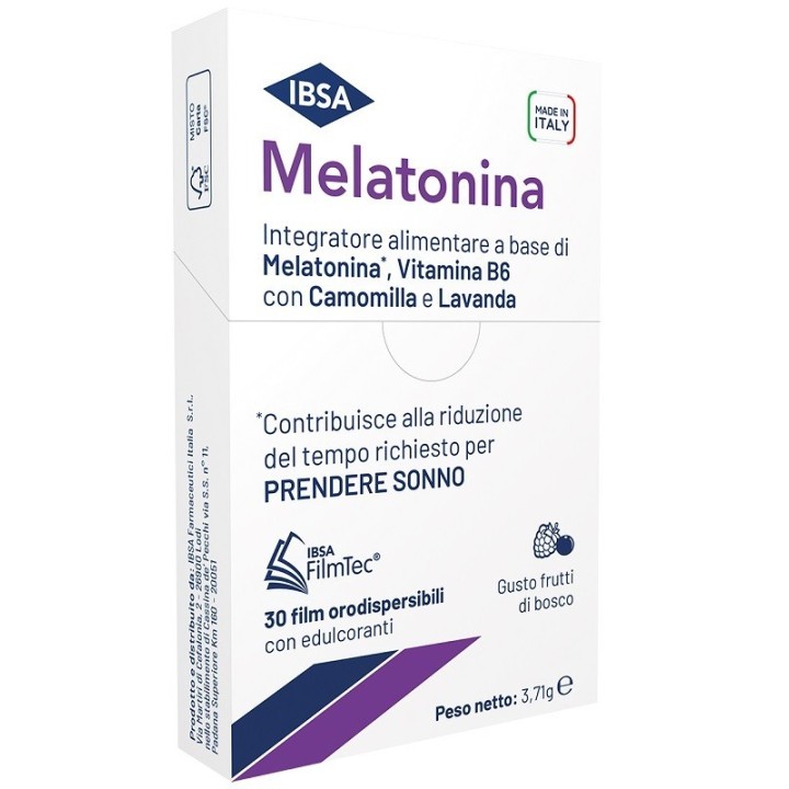IBSA Melatonina 30 film orali