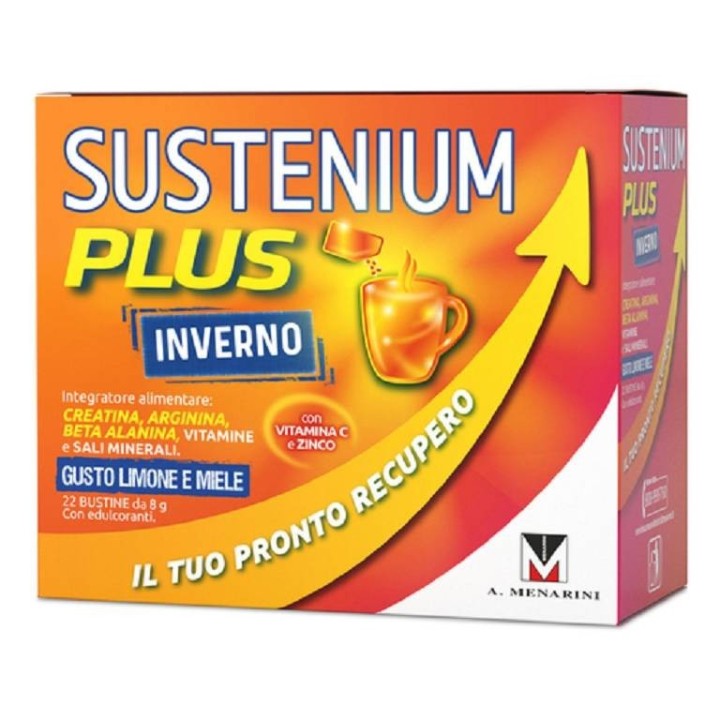Sustenium Plus Limone e Miele integratore energizzante 22 bustine
