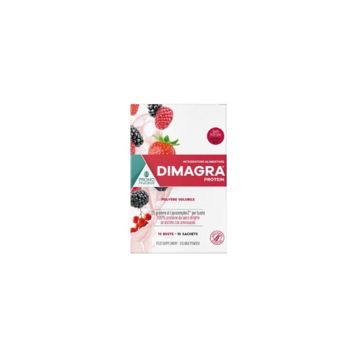 Dimagra Protein Red Fruit 10 Bustine