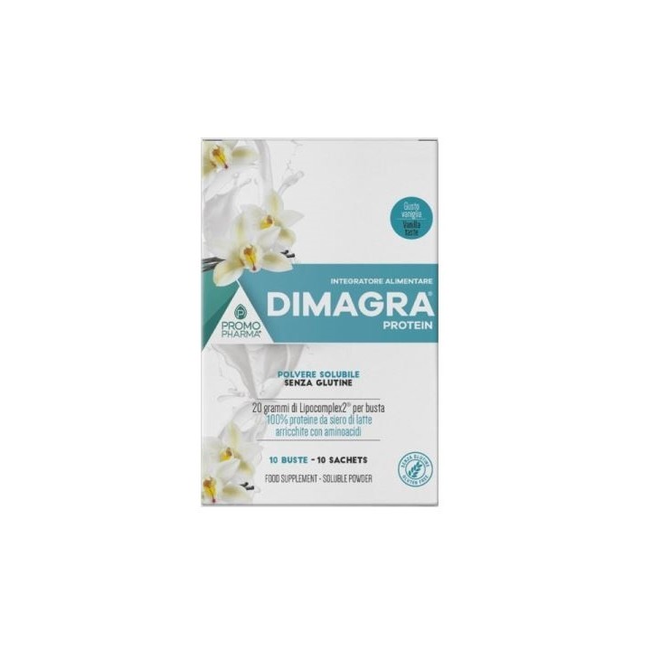 Dimagra Protein Vaniglia 10 Bustine