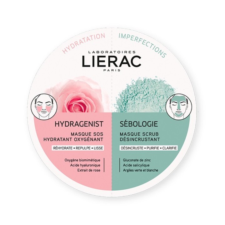 Lierac Mono Mask Duo Hydragenist + Sebologie 2x6 Ml
