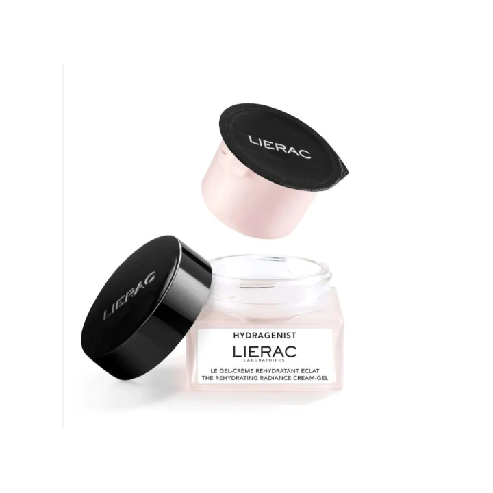 Lierac Hydragenist Gel Crema Reidratante Illuminante Ricarica 50 ml