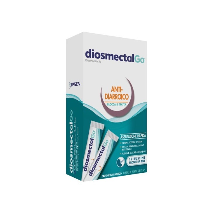 Diosmectal Go Trattamento per la Diarrea 12 bustine