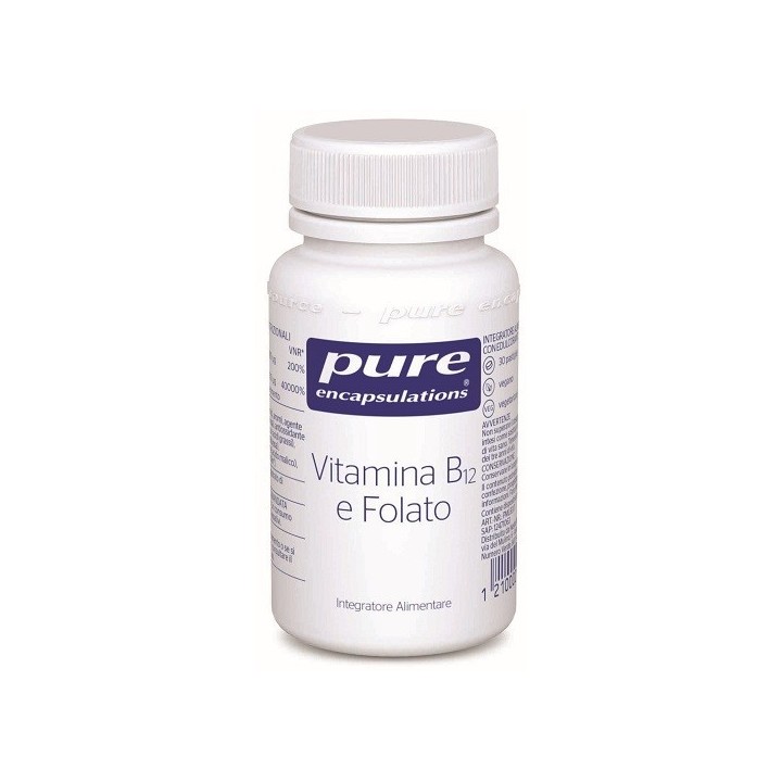 Pure Vitamina B12 e folato 30 pastiglie