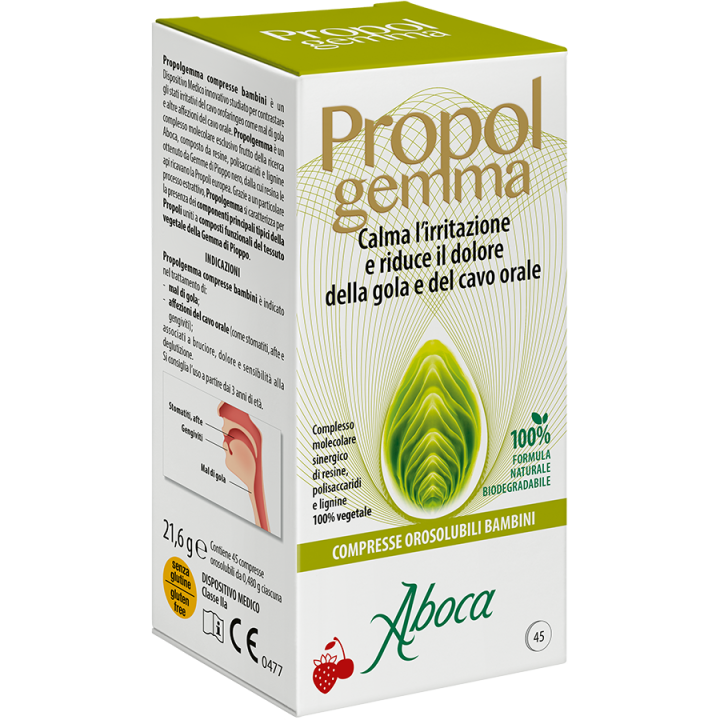 Aboca Propolgemma Bambini 45 compresse orosolubili