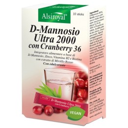 Alsiroyal D-Mannosio Ultra 2000 Cranberry 10 stick