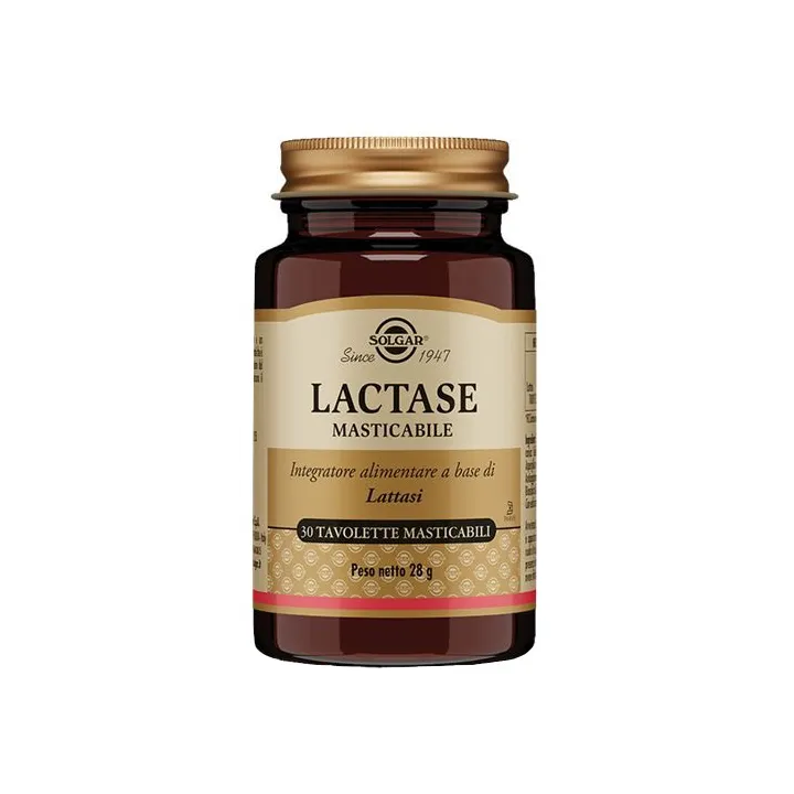 Solgar Lactase Masticabile 30 tavolette