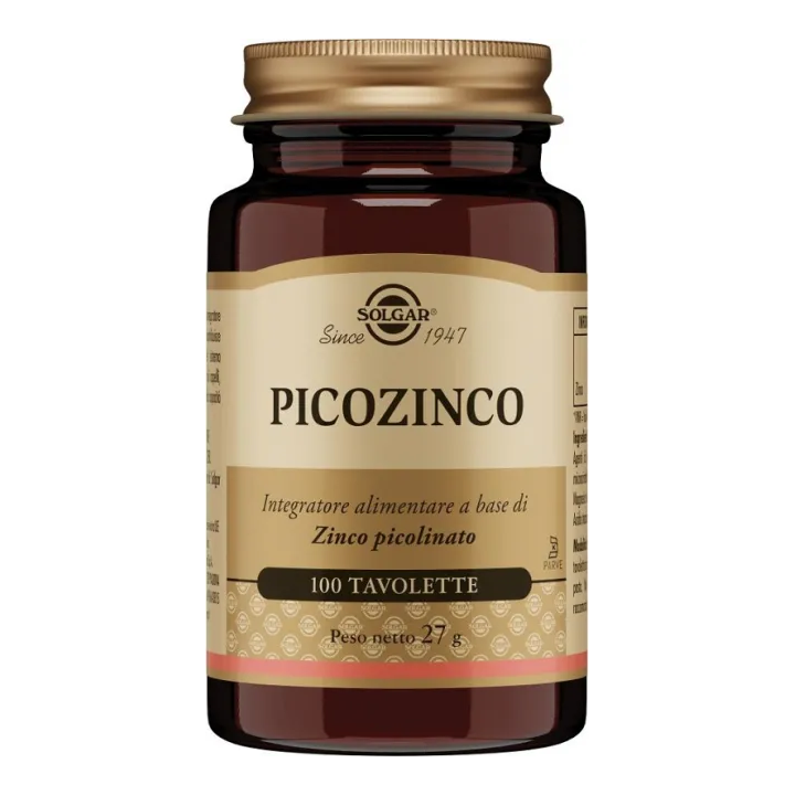 Solgar Picozinco 100 tavolette