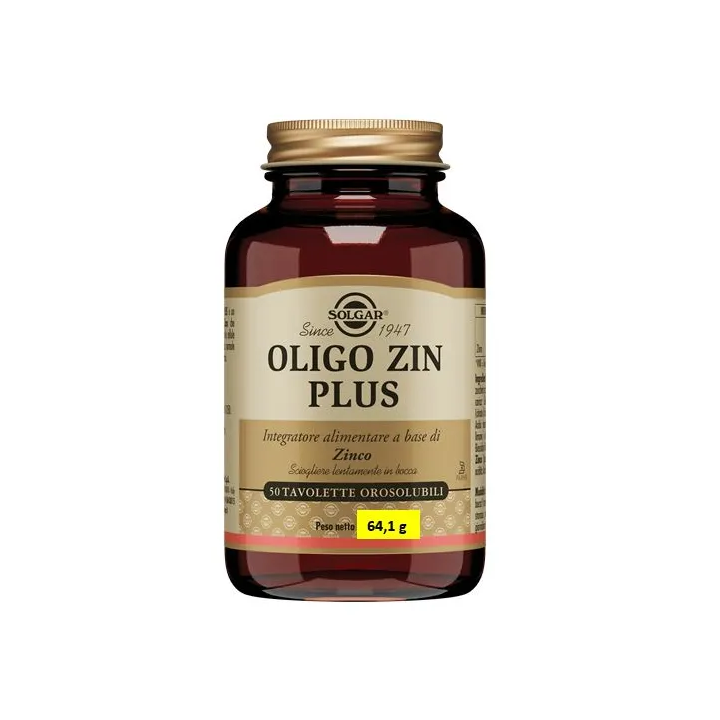 Solgar Oligo Zin Plus 50 tavolette masticabili
