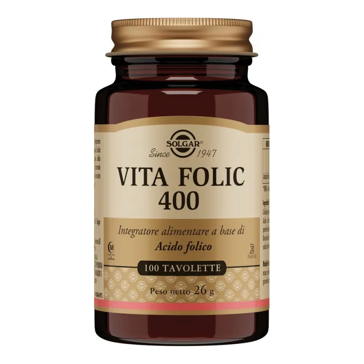 Solgar Vita Folic 400 100 tavolette