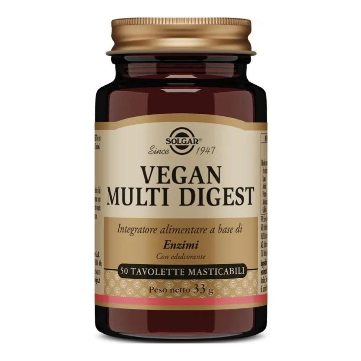 Solgar Vegan Multi Digest 50 tavolette masticabili