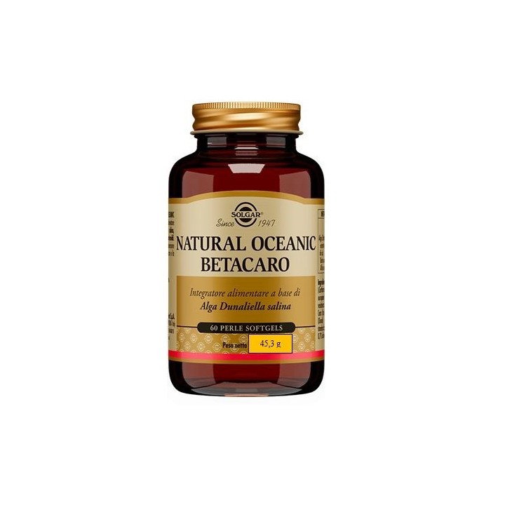 Solgar Natural Oceanic Betacaro 60 perle softgels