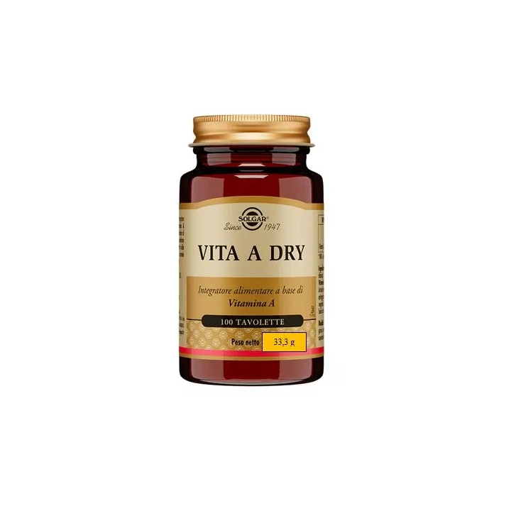 Solgar Vita A Dry 100 tavolette