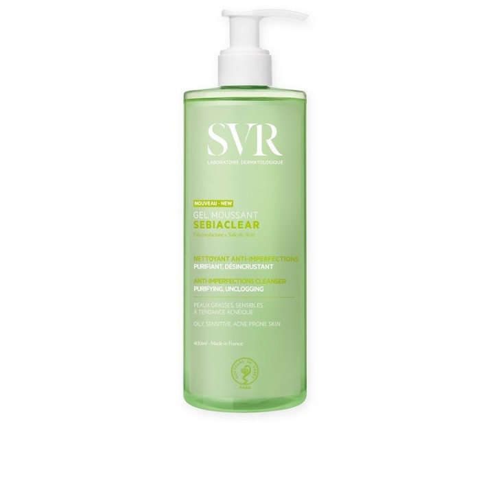SVR Sebiaclear Gel Moussant Detergente Purificante 400ml