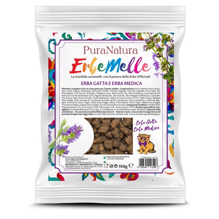 ERBEMELLE ERBA GATTA ED ERBA MEDICA 150g