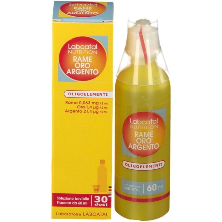 Labcatal Oligosol Rame Oro Argento 60 ml