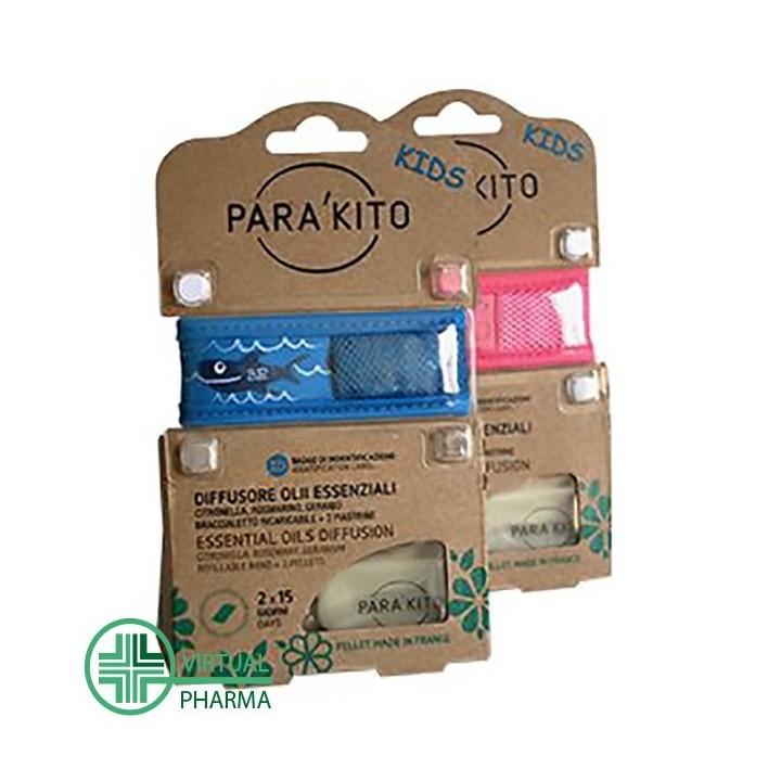 Para Kito Anti Zanzare Braccialetto Repellente Bambini
